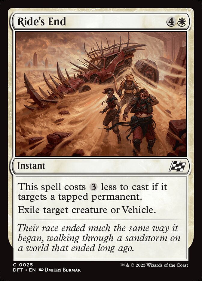 Ride's End - carta Magic The Gathering