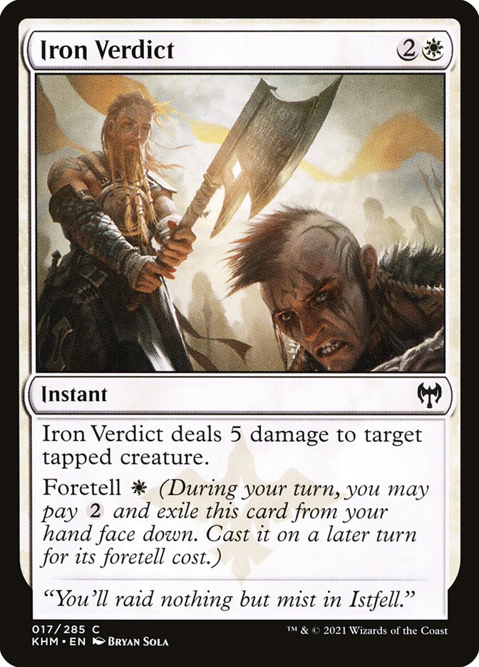 Iron Verdict - carta Magic The Gathering