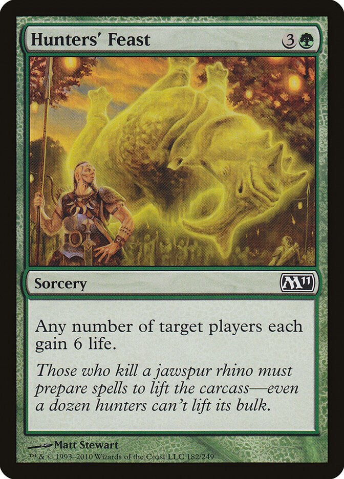 Hunters' Feast - carta Magic The Gathering