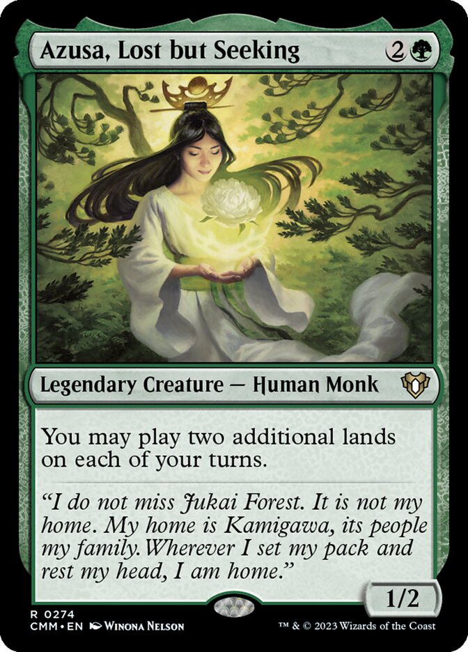 Azusa, Lost but Seeking - carta Magic The Gathering