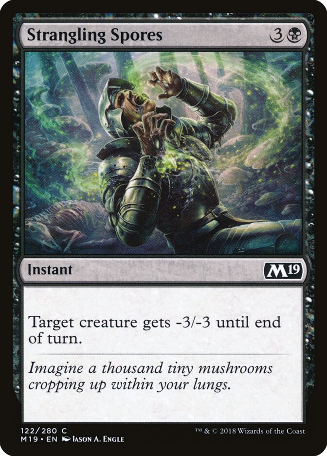 Strangling Spores - carta Magic The Gathering