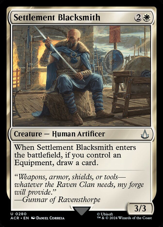 Settlement Blacksmith - carta Magic The Gathering