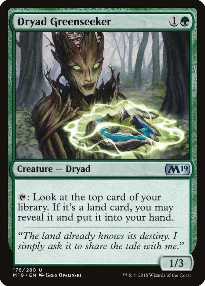 Dryad Greenseeker - carta Magic The Gathering