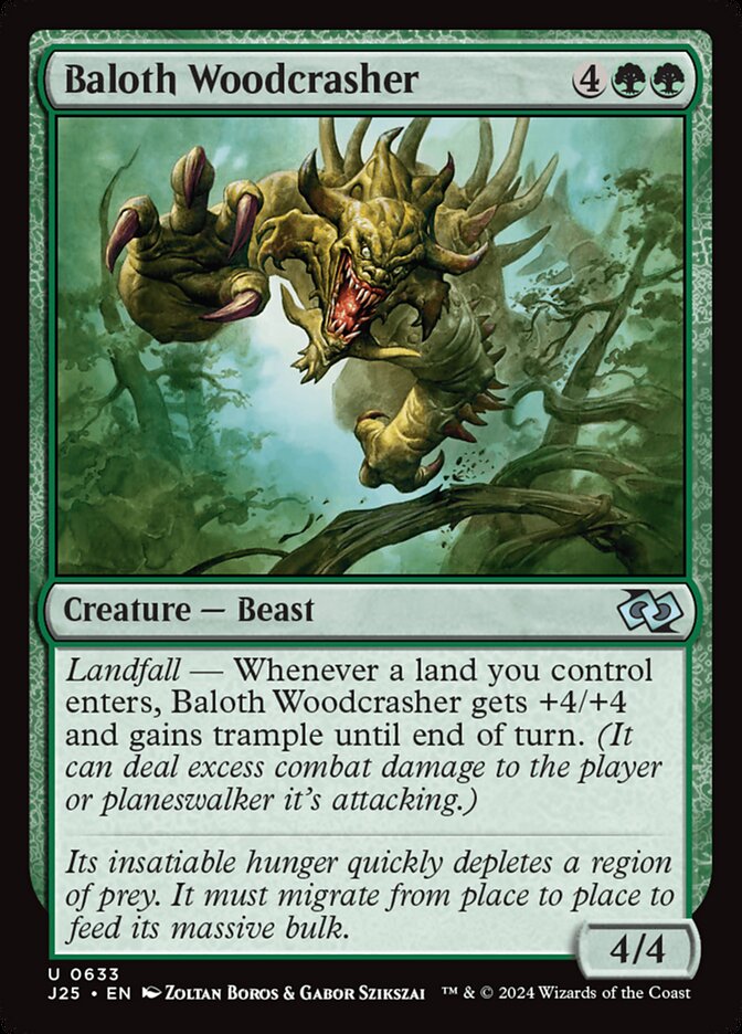 Baloth Woodcrasher - carta Magic The Gathering