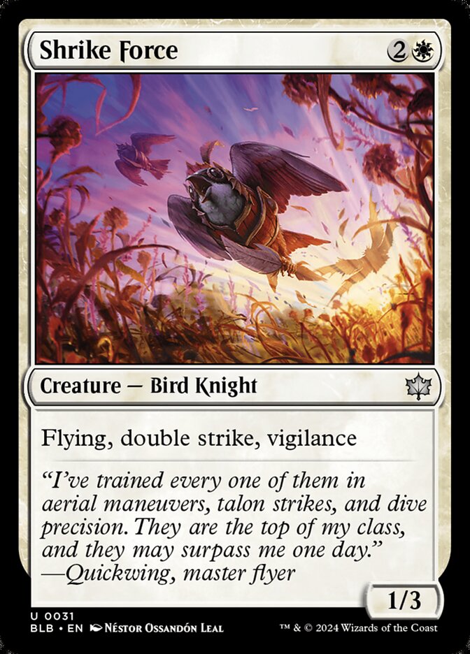 Shrike Force - carta Magic The Gathering