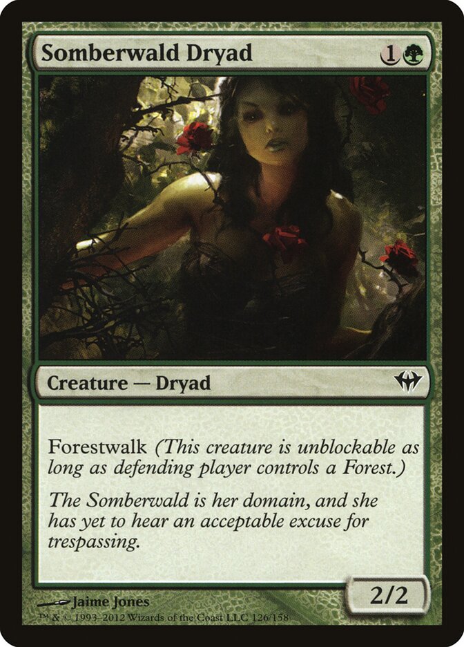 Somberwald Dryad - carta Magic The Gathering