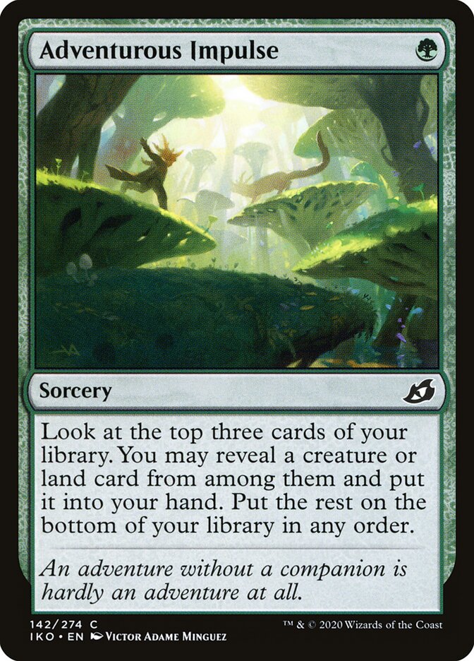 Adventurous Impulse - carta Magic The Gathering