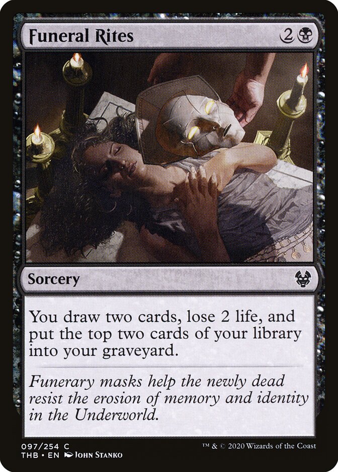 Funeral Rites - carta Magic The Gathering