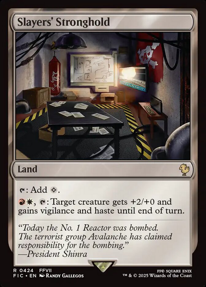 Slayers' Stronghold - carta Magic The Gathering