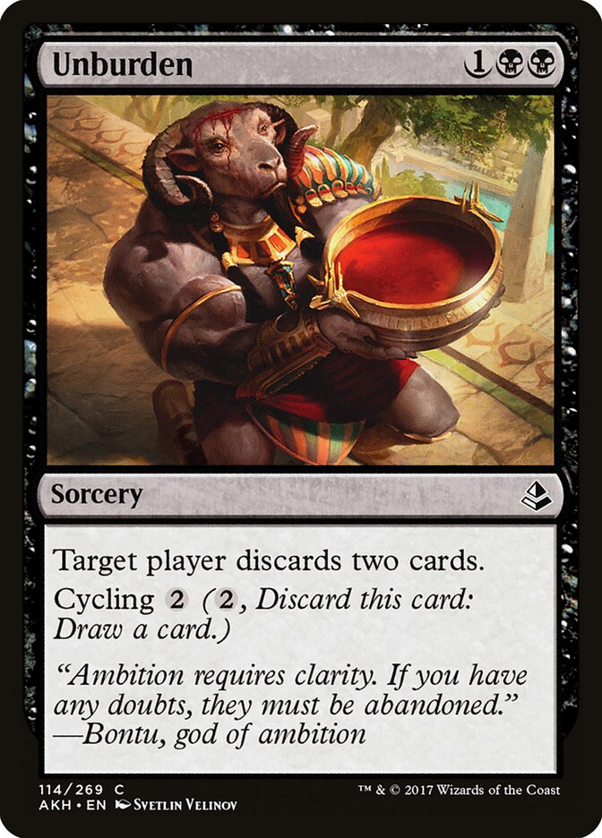 Unburden - carta Magic The Gathering