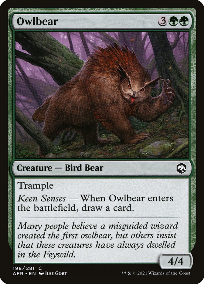 Owlbear - carta Magic The Gathering
