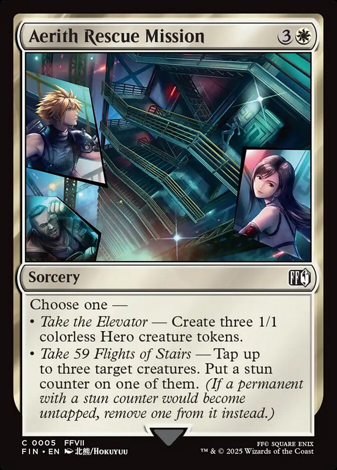 Aerith Rescue Mission - carta Magic The Gathering