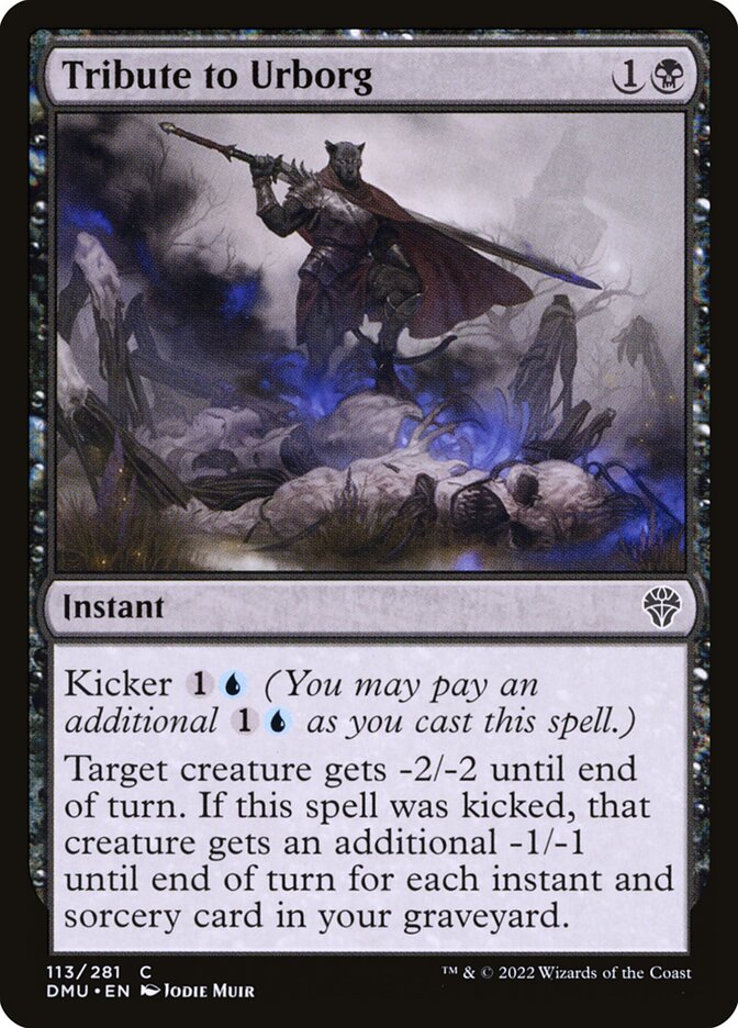 Tribute to Urborg - carta Magic The Gathering