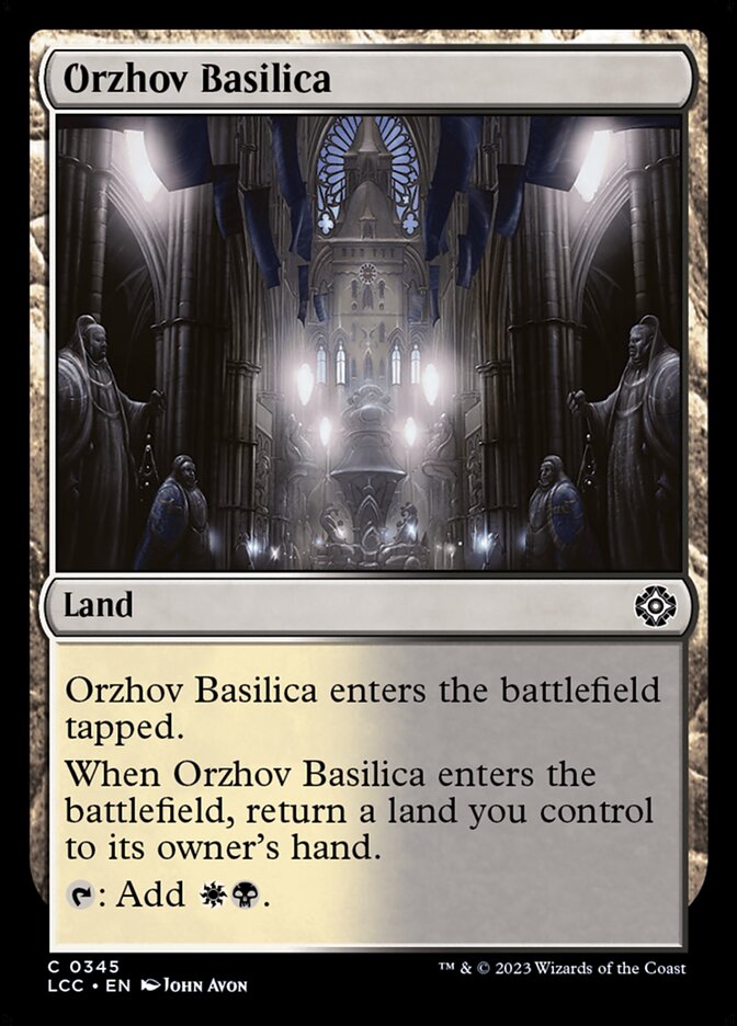 Orzhov Basilica - carta Magic The Gathering