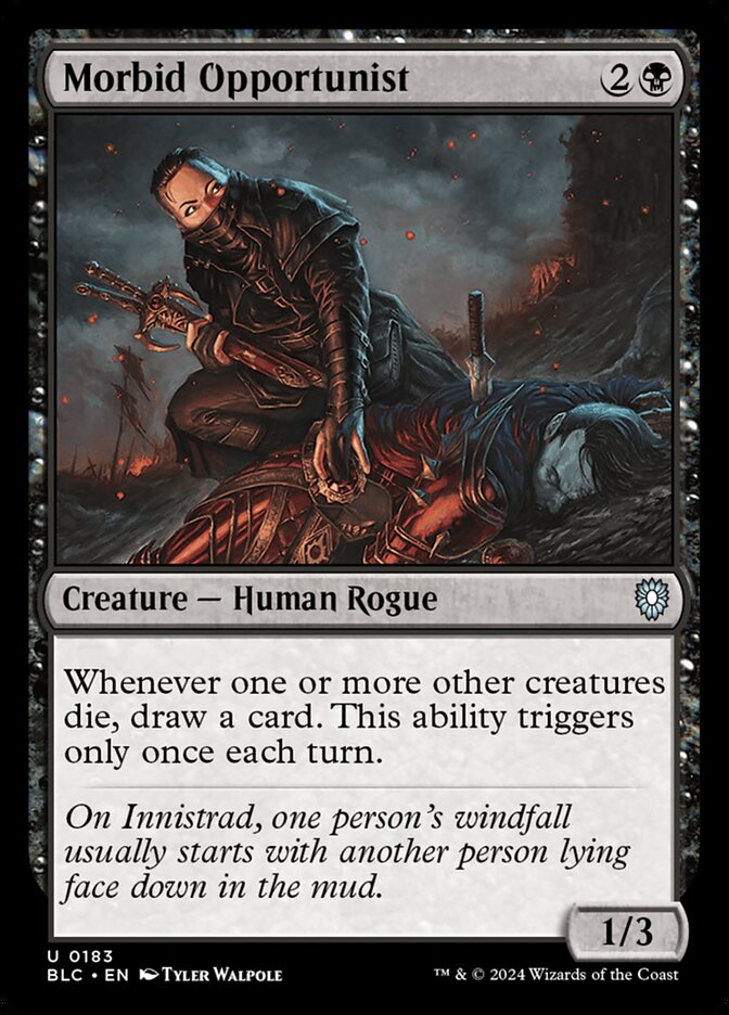 Morbid Opportunist - carta Magic The Gathering