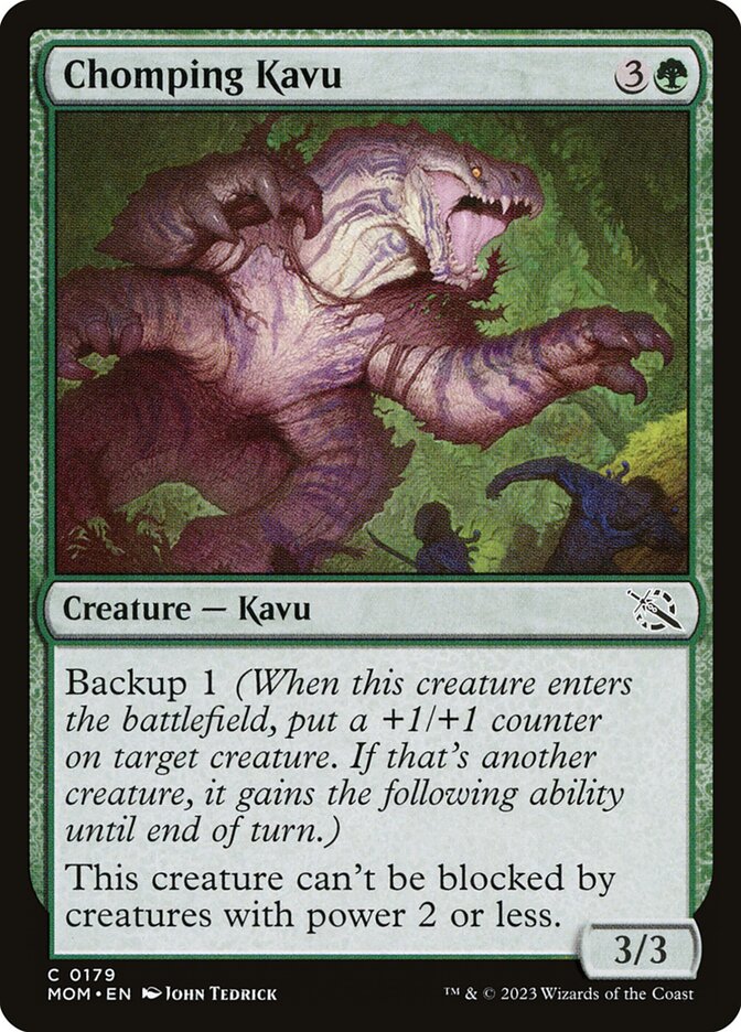 Chomping Kavu - carta Magic The Gathering