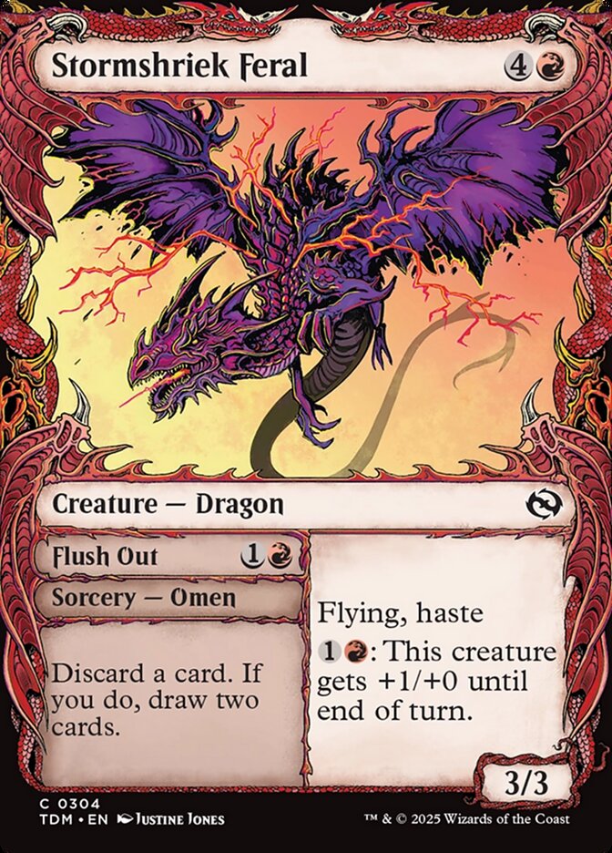 Stormshriek Feral // Flush Out - carta Magic The Gathering