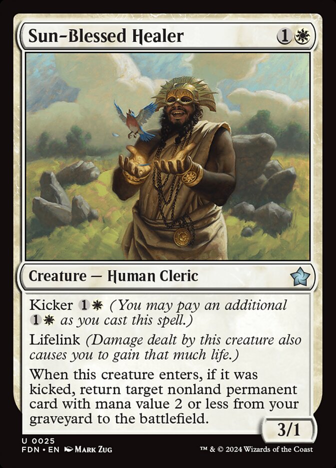 Sun-Blessed Healer - carta Magic The Gathering