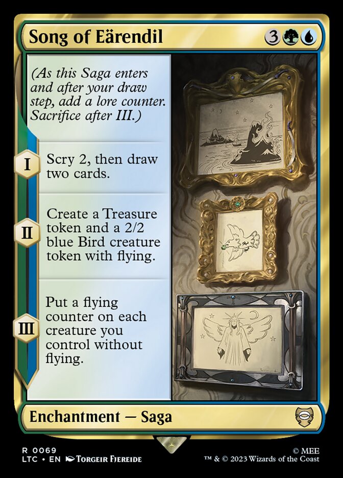 Song of Eärendil - carta Magic The Gathering