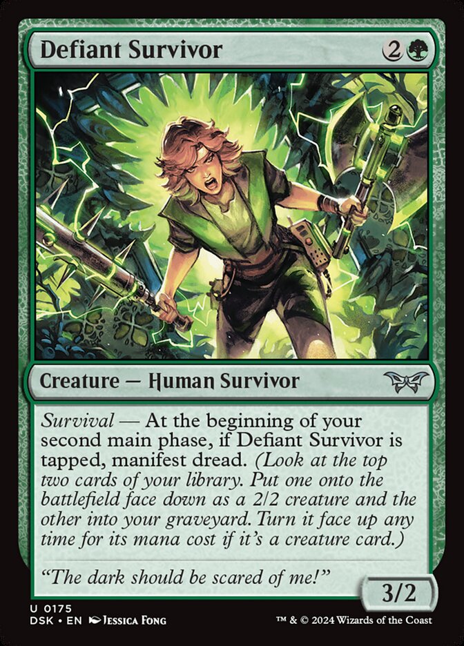 Defiant Survivor - carta Magic The Gathering