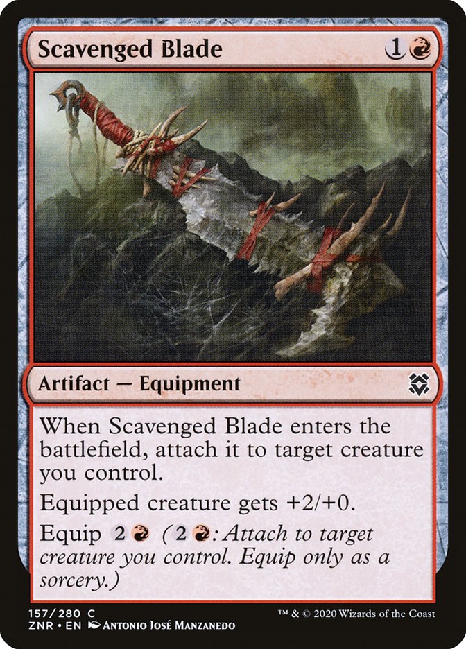 Scavenged Blade - carta Magic The Gathering