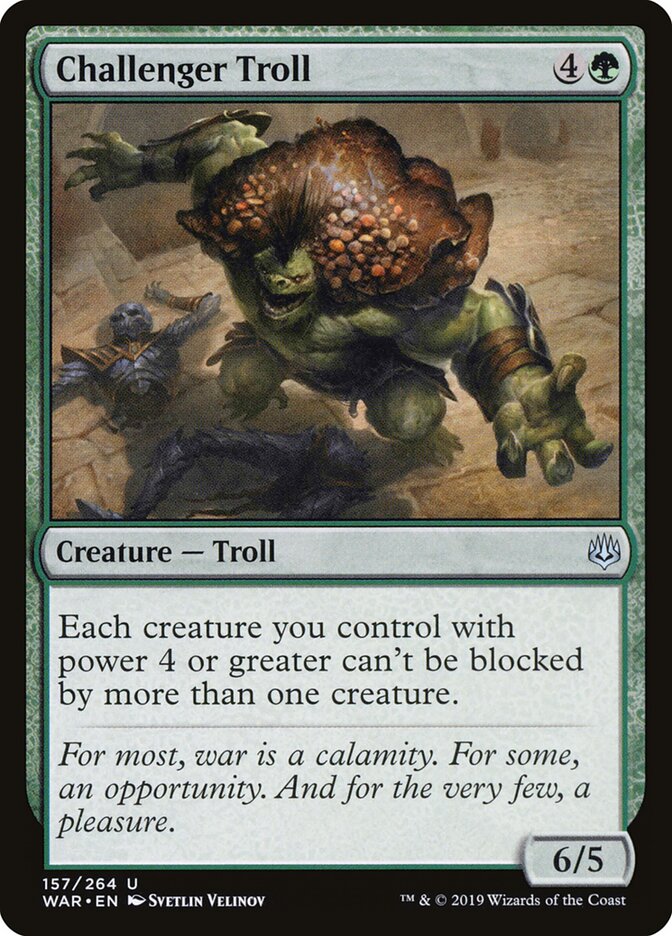 Challenger Troll - carta Magic The Gathering