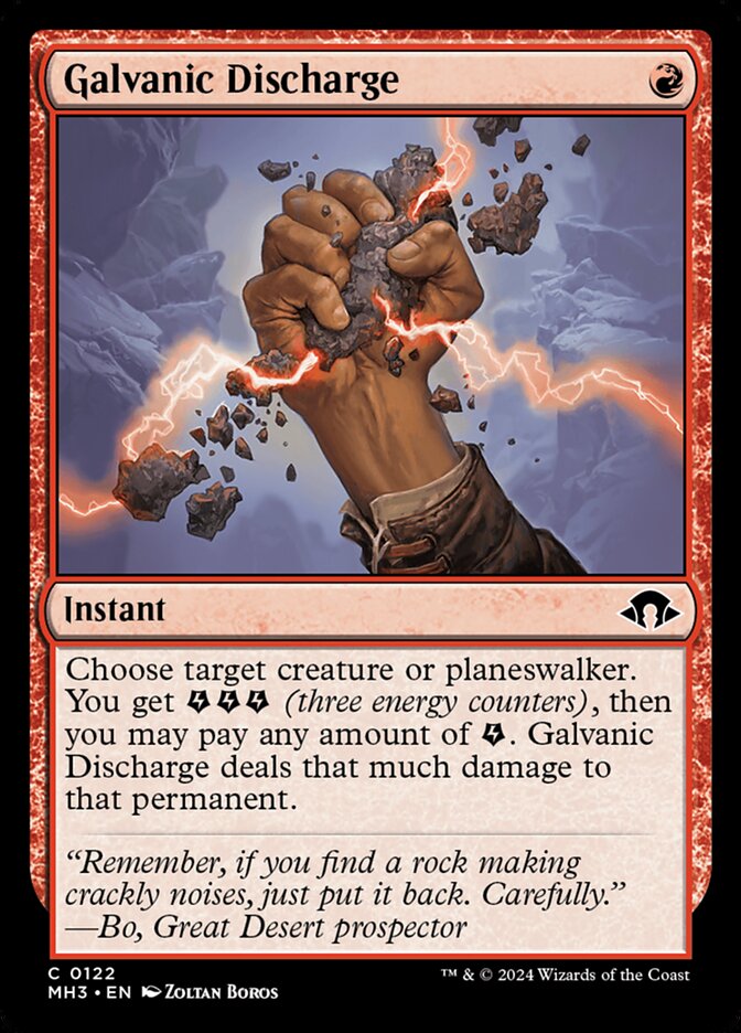 Galvanic Discharge - carta Magic The Gathering
