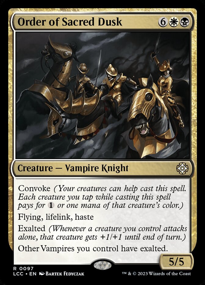 Order of Sacred Dusk - carta Magic The Gathering