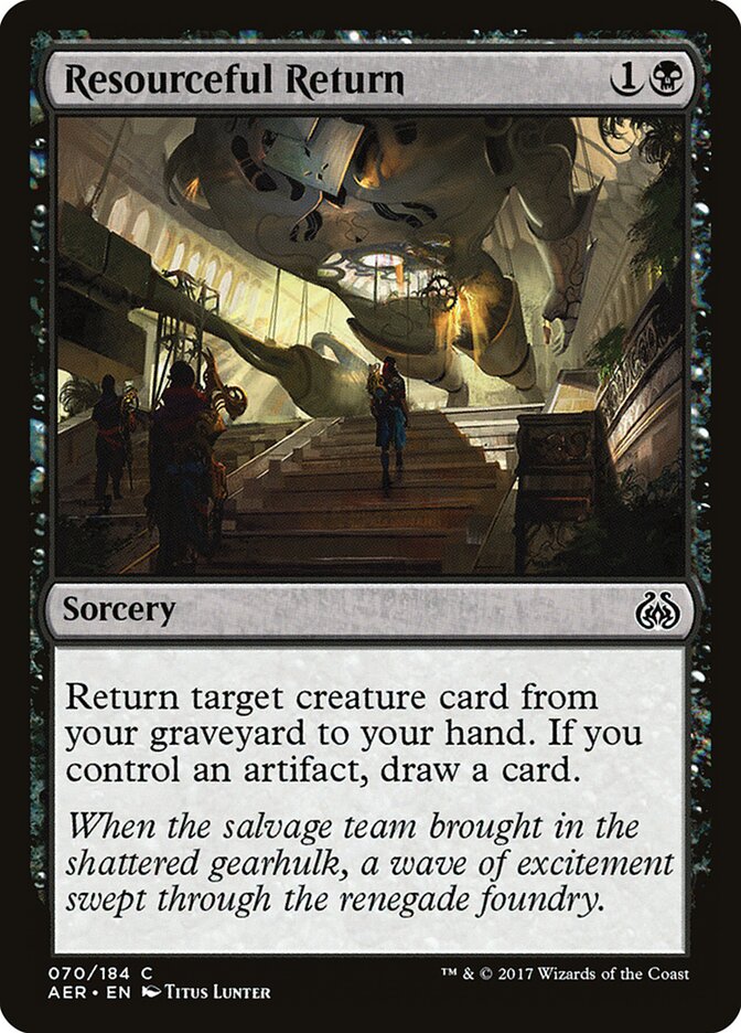 Resourceful Return - carta Magic The Gathering