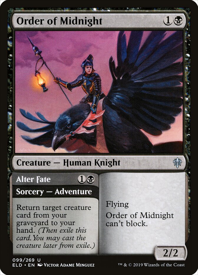 Order of Midnight // Alter Fate - carta Magic The Gathering