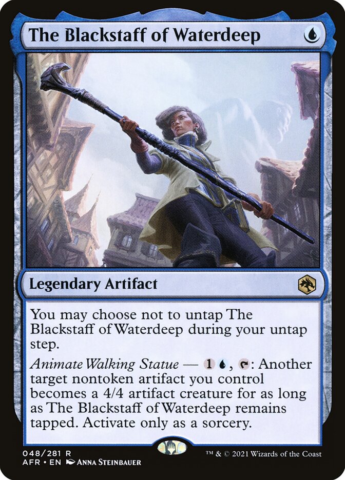 The Blackstaff of Waterdeep - carta Magic The Gathering