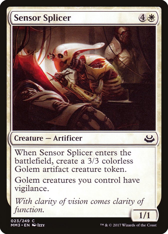 Sensor Splicer - carta Magic The Gathering