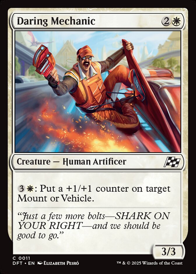 Daring Mechanic - carta Magic The Gathering