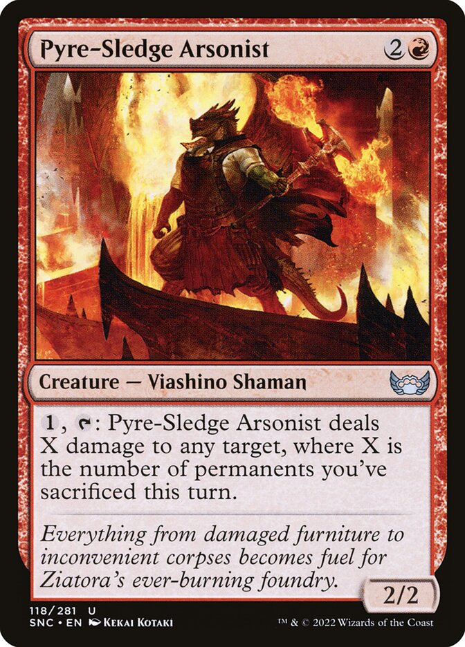 Pyre-Sledge Arsonist - carta Magic The Gathering