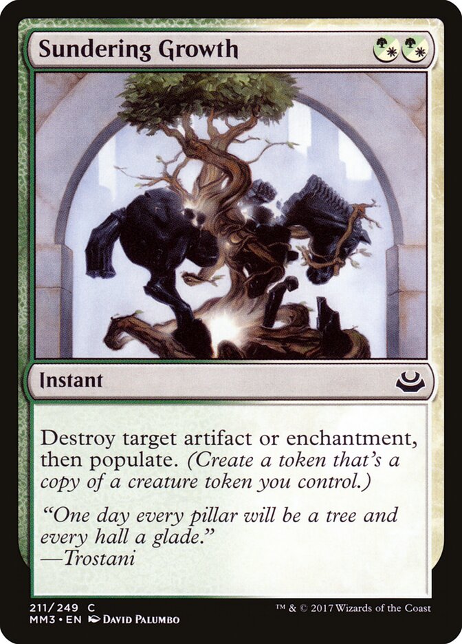 Sundering Growth - carta Magic The Gathering