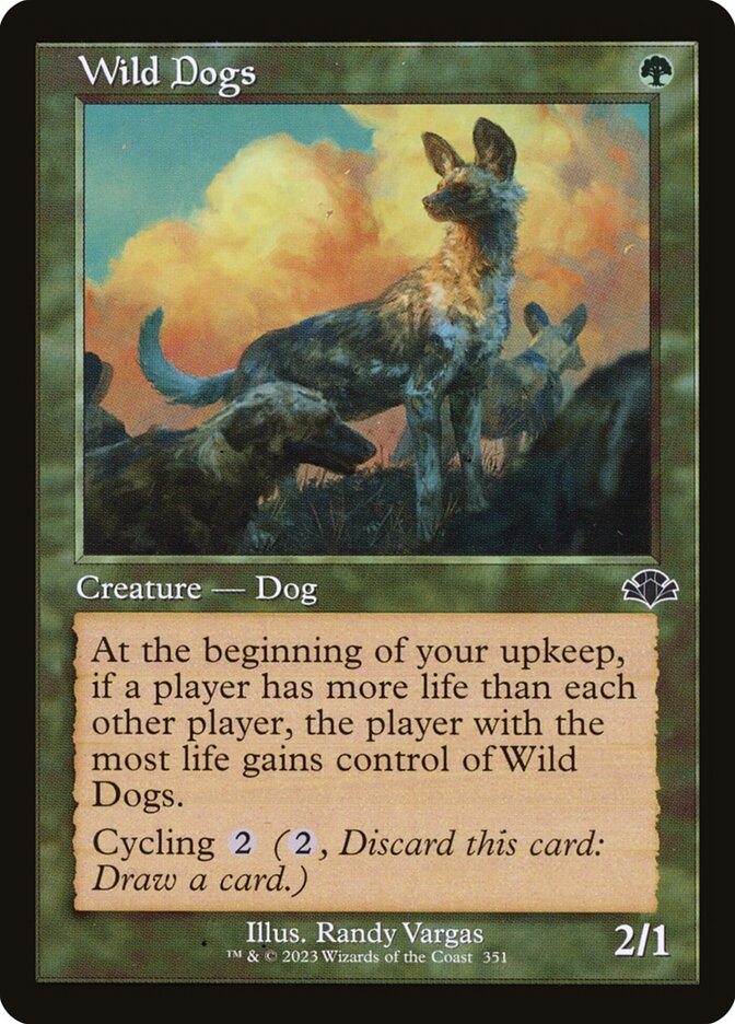 Wild Dogs - carta Magic The Gathering