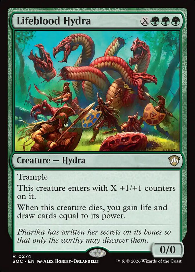 Lifeblood Hydra - carta Magic The Gathering