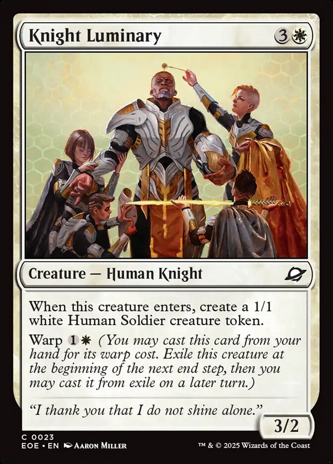 Knight Luminary - carta Magic The Gathering