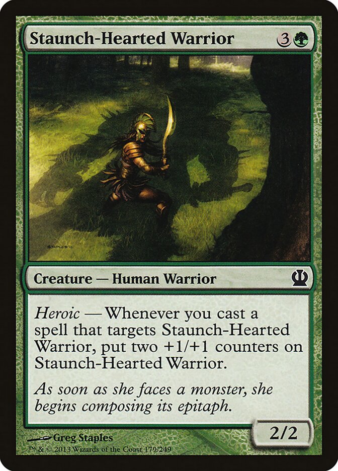 Staunch-Hearted Warrior - carta Magic The Gathering