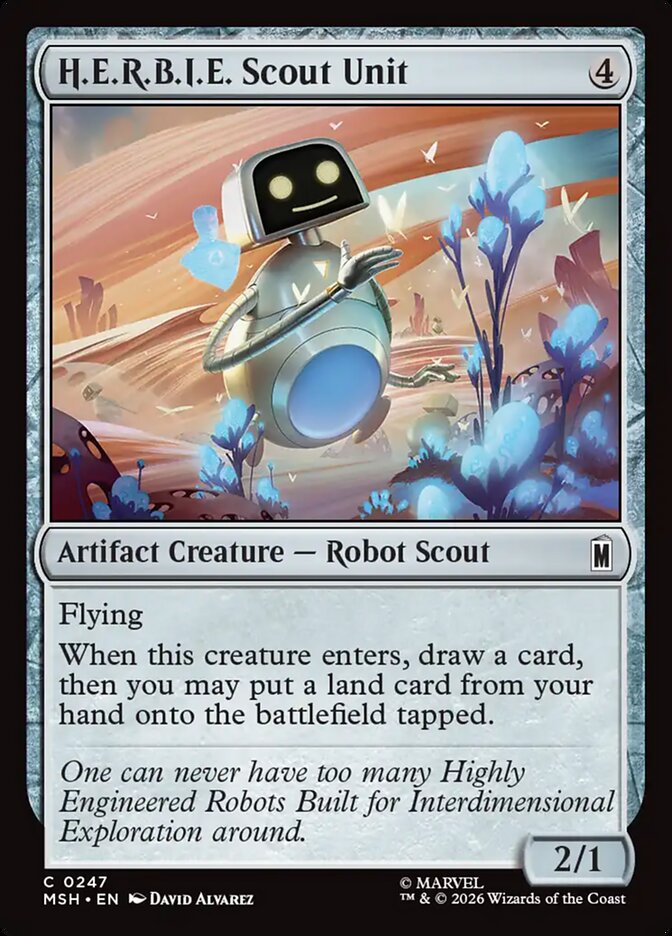 H.E.R.B.I.E. Scout Unit - carta Magic The Gathering