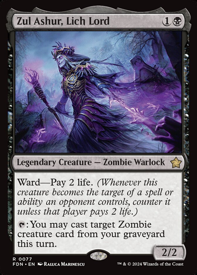 Zul Ashur, Lich Lord - carta Magic The Gathering