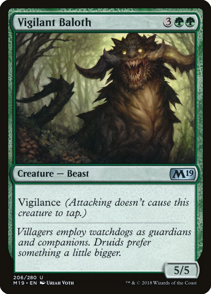 Vigilant Baloth - carta Magic The Gathering