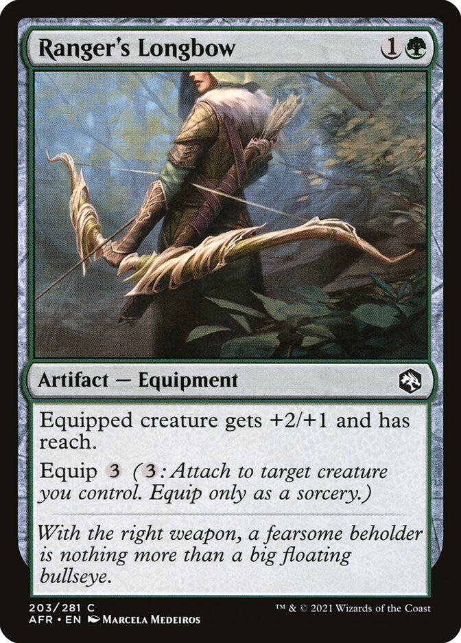 Ranger's Longbow - carta Magic The Gathering