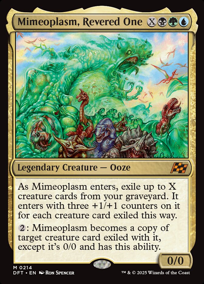 Mimeoplasm, Revered One - carta Magic The Gathering