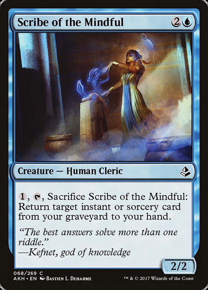 Scribe of the Mindful - carta Magic The Gathering