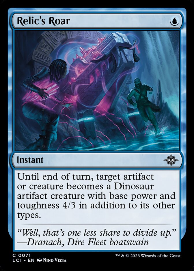 Relic's Roar - carta Magic The Gathering