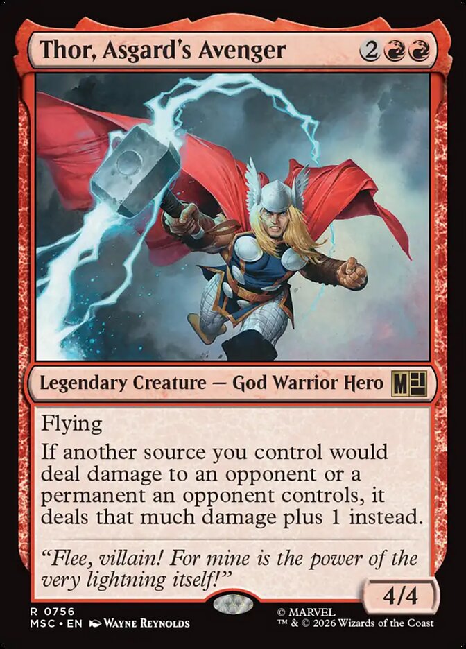 Thor, Asgard's Avenger - carta Magic The Gathering