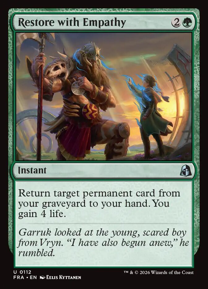 Restore with Empathy - carta Magic The Gathering