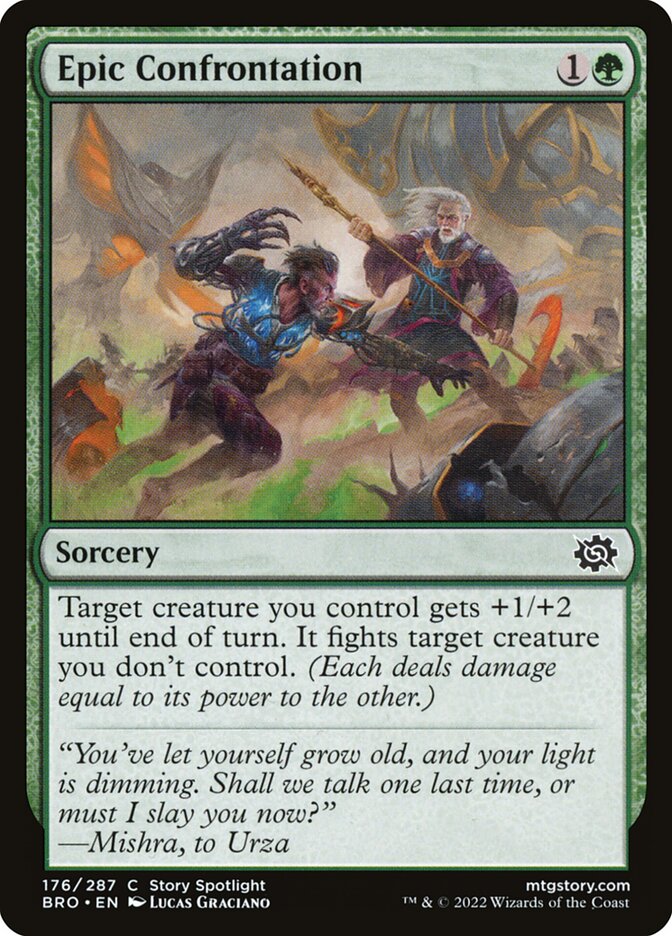Epic Confrontation - carta Magic The Gathering