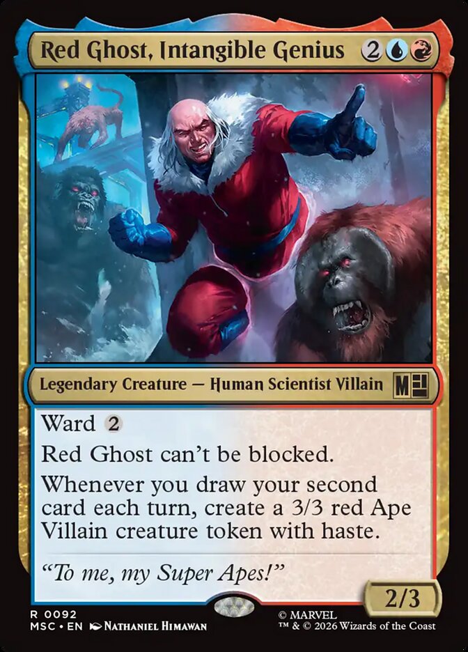 Red Ghost, Intangible Genius - carta Magic The Gathering